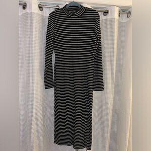 Target striped sweater dress - turtle neck